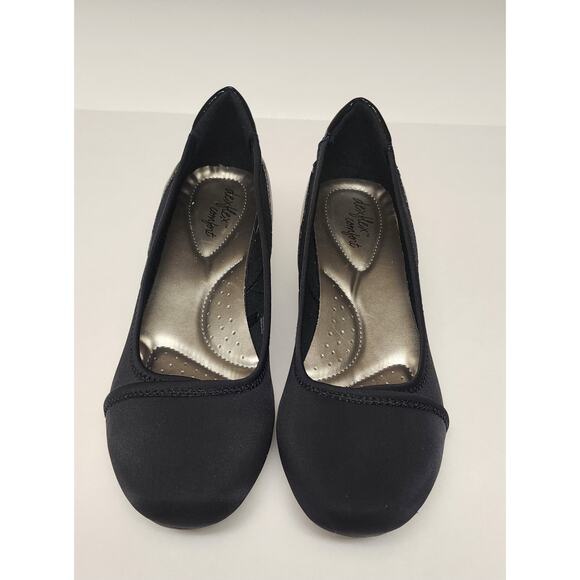 Dexflex Comfort Women's Dusk Black Low Wedge Heel Shoes Size 12W - Picture 5 of 9